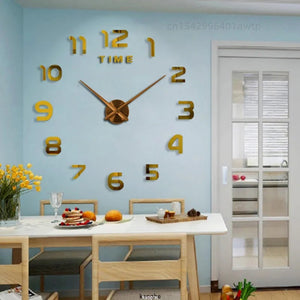 Giant 3D Stylish Frameless Wall Clock