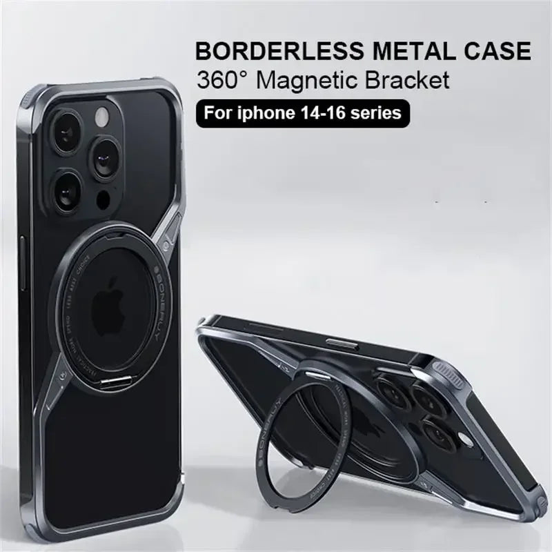 Hummer-Z Titanium Rimless Armour Case for iPhone