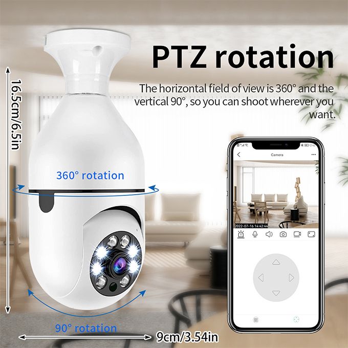 i360 Smart Security Camera Light Bulb