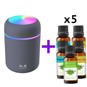 H20 Portable & Colorful Light USB Humidifier