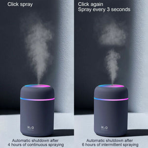 H20 Portable & Colorful Light USB Humidifier