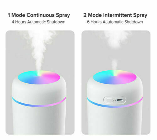 H20 Portable & Colorful Light USB Humidifier