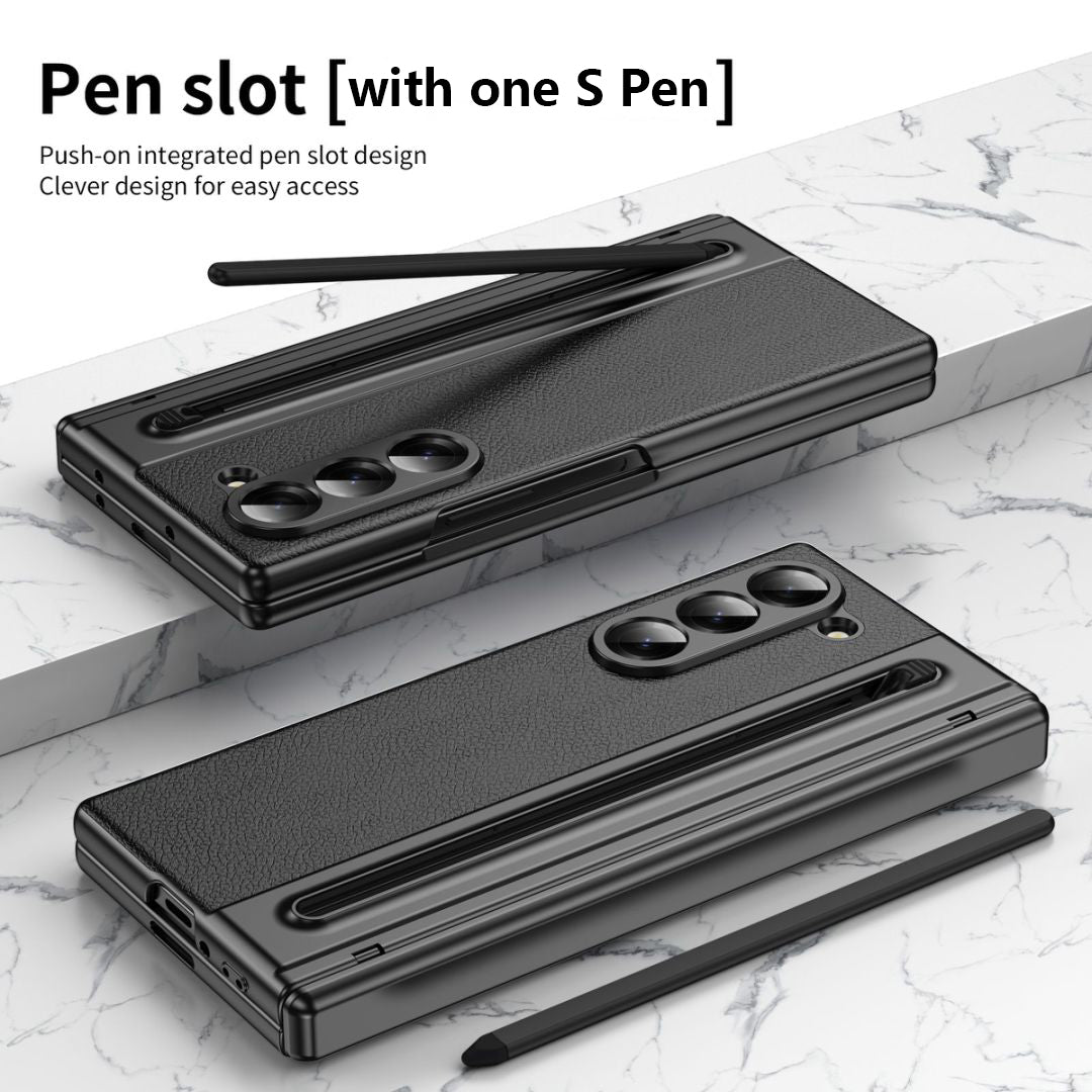 Fold-X Galaxy Z Fold Hinge Protection & Built-in Screen Protector with Stylus