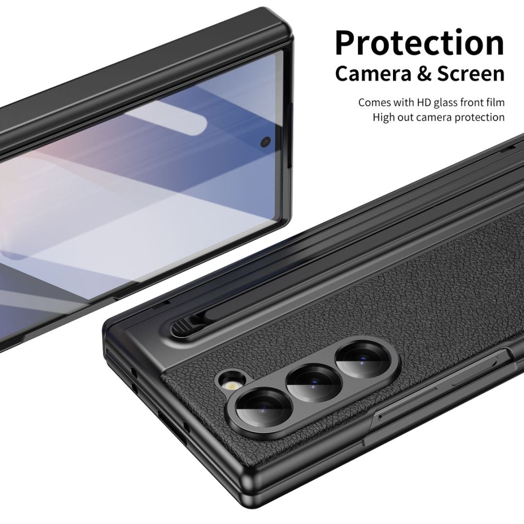 Fold-X Galaxy Z Fold Hinge Protection & Built-in Screen Protector with Stylus