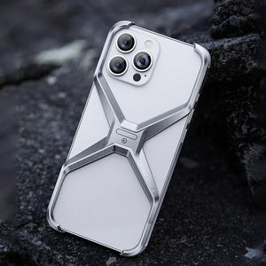 Hummer-X Titanium Rimless Armour Case for iPhone