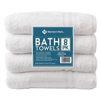 Member's Mark Luxury Bath Towels - White