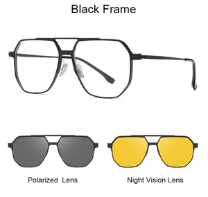3 in 1 Magnetic Blue Light, Night Driving & Photochromic Glasses