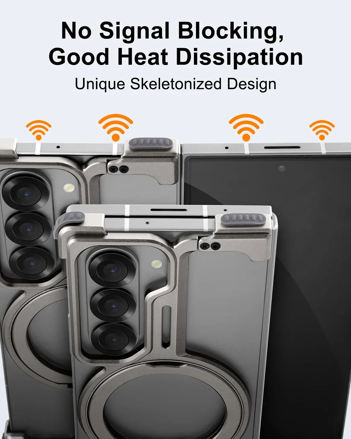 Dragon-Fold Titanium Frameless Samsung Galaxy Phone Case