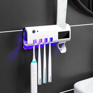 Solar UV Sterilizer Toothpaste Dispenser