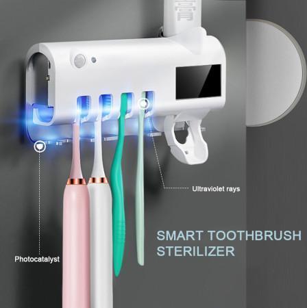 Solar UV Sterilizer Toothpaste Dispenser