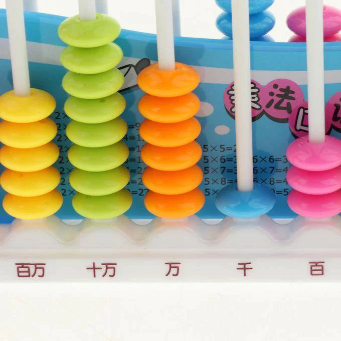 Cartoon 9 Rows Bead Abacus Counting Toy For Kids