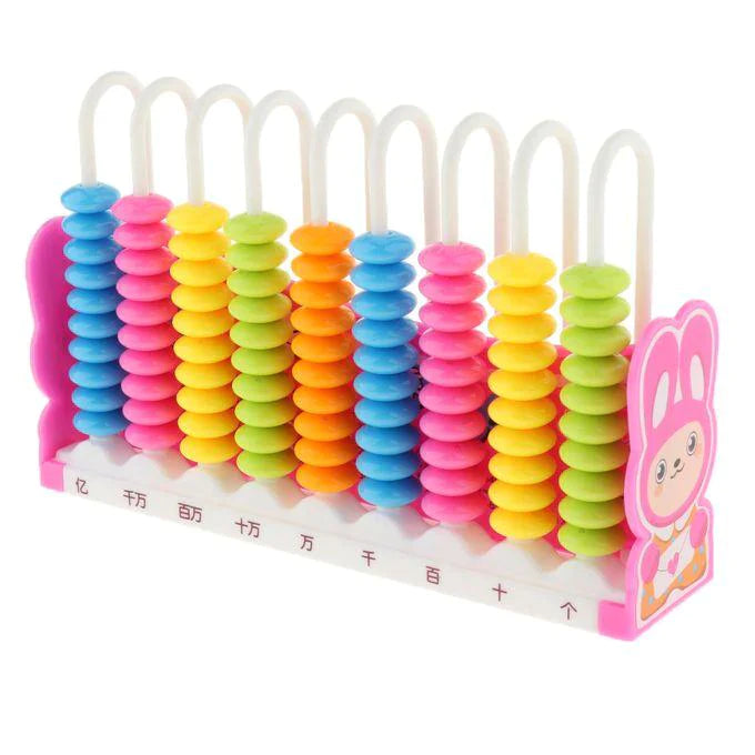 Cartoon 9 Rows Bead Abacus Counting Toy For Kids