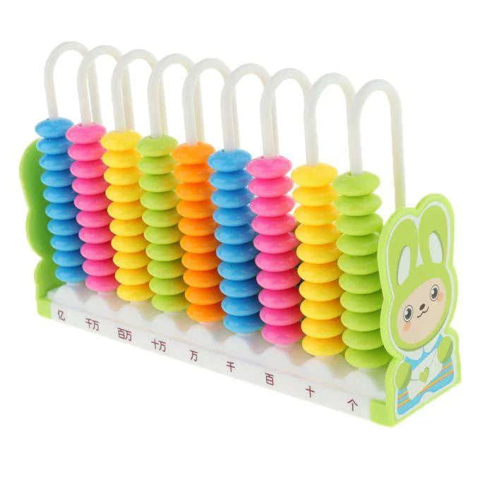 Cartoon 9 Rows Bead Abacus Counting Toy For Kids