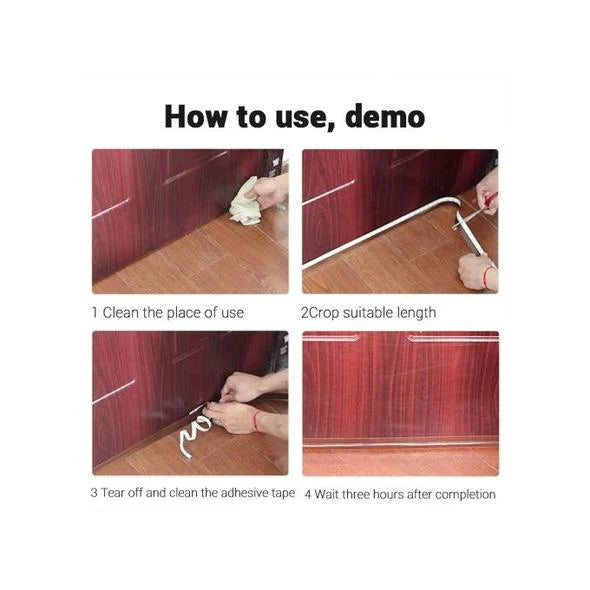 Self Adhesive Door/Windows Seal Strip Tape (Seal up-to 6 Doors)