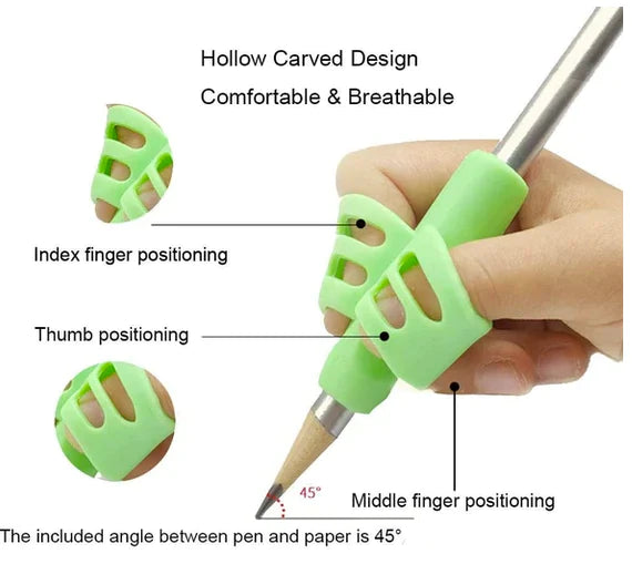 3PCS/Set Children Pencil Holder Pen Writing Aid Grip Posture Correction Tool