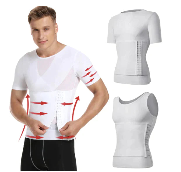 Xris Xross Extra Compression Body Shaper T-Shirt