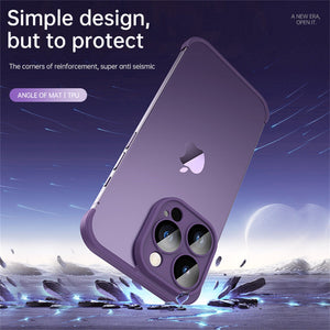 Frameless iPhone Bumper Case with Camera Lens Protector